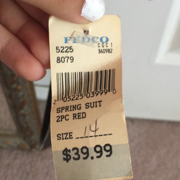 BRAND NEW Vintage 80s Patricia Roberts Skirt Set - Picture 3 of 11